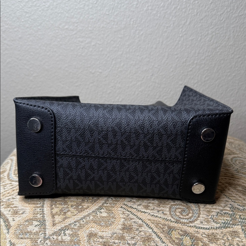 Michael Kors Dark Gray Signature Tote - Picture 6 of 16